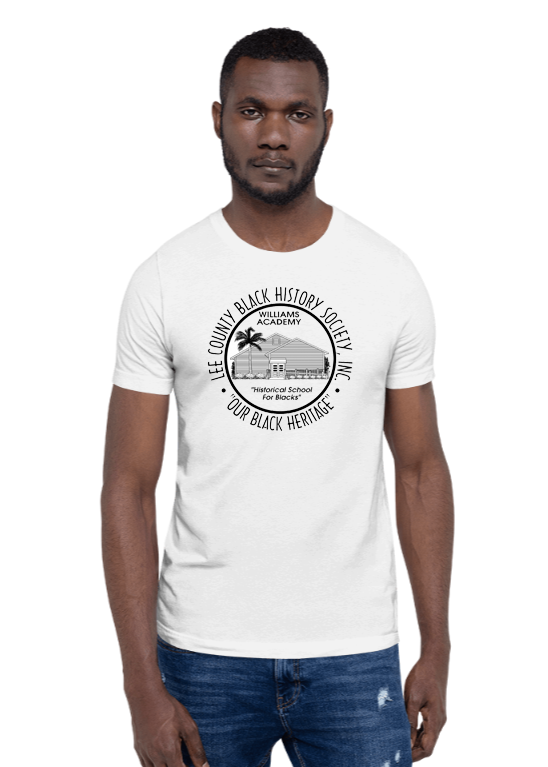 LCBHS White T-Shirt - Lee County Black History Society