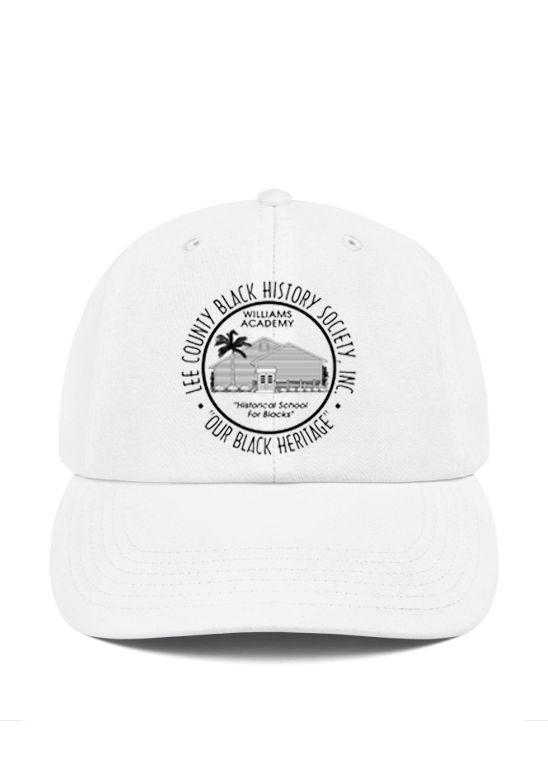 LCBHS White Baseball Cap - The Lee County Black History Society